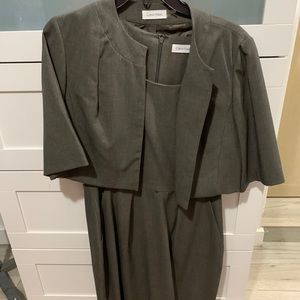 Calvin Klein work dress and jacket